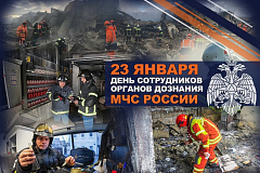 23 января - День сотрудников органов дознания МЧС России